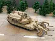 3D printed 1/72 US "M1150 ABV breaking obstacle vehicle" Painted Finished Model