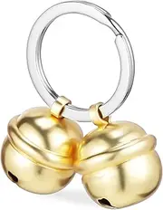 VANZACK 1Set Copper Pet Collar Bells for Dogs and Cats Durable and Resistant Accessory Easy to Attach with Ring Fun and Playful Design for Pet Personalization for Pet