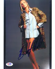 BRIDGET HALL CLASSIC AMERICAN SUPER-MODEL SIGNED PHOTO PSA