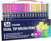 100 Quests Color By Number: Squares + Triangles + Hexagons + Circles (Black Backgrounds), Color Quests Activity Book For Adult, Paint By Numbers Coloring Book, Water-Based Double-Headed Watercolor Pen