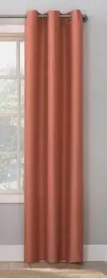 Herschel Slub Textured Semi-Sheer Grommet Top Curtain Panel No. 918 / 2 PANELS