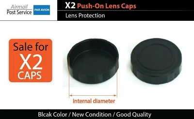 X2 50mm Push-On FRONT lens cap FIT Yashica Pentax 50mm 1.4 Topcon Zeiss Canon ec