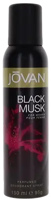 Black Musk By Jovan For Women Perfumed Deodorant Spray 5oz New
