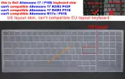 Keyboard Protector Skin Cover for Dell Alienware 17 P18E (unfit Alienware M17x)