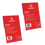 2PK Sandleford A5 Slanted 21cm Menu/Sign Holder Portrait Acrylic Display Stand