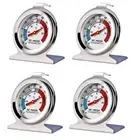 4 Pack Refrigerator Freezer Thermometer Analog Large Dial Temperature Gauge