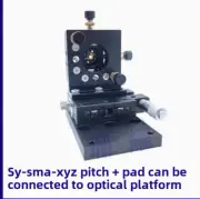 SY-SMA-XYZ Tilt+Pad Connectable to M6 Optical Stage SMA905 and FC-PC Switchable
