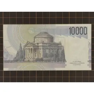 【新竹黃生生】義大利 紙鈔 10000 里拉 伏特 1984年 P112b《品相 XF~VF》