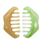 Natural Jade Stone Gua Sha Comb Massage Scalp Comb Head Massage Gua Sha Tool t