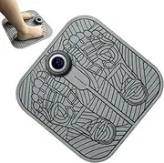 Foot Massager Mat, Rechargeable Foot Care, Feet and Calves Massager, Foot Stimulator Mat, Foot Massager Mat with 8 Modes and 19 Intensity Strengths for Tired Feet and Calves
