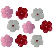 All For Love - Shelly's Buttons - Valentine's Day Flowers - Craft Sewing Scrap