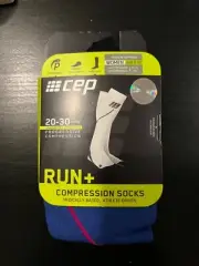 CEP Run+ 2.0 20-30mmHg Compression Sport Socks for Women Purple/Blue Size II