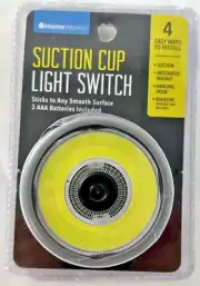 New Suction cup light switch HomeWorks Room Car Indoor Portable Battery LED Push
