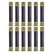 12Pcs Metal Internal Flex Frame, 9cm/3.5" Purse Frame Handbag Hinges, Bronze