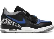 Nike Air Jordan Legacy 312 Low Black Game Royal Blue CD7069-041 sz 11.5 Men's