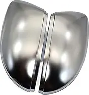 Rynplex Rearview Mirror Cover Cap Car Rear View, for VW, for Passat, B7 CC, for Jetta, for Scirocco, for Beetle, Matte Chrome Car Styling Car Accessories Car Wing Mirror Cover