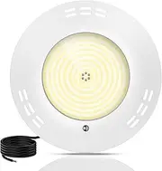 LyLmLe Resin Filled LED Pool Lighting Extra Flat, 35 W Pool Headlight (Replaces 300 W Halogen Bulbs), Surface-Mounted Pool Lamps, 2800 lm, 140° Beam Angle, IP68 Waterproof, 12 V AC/DC, 3000 K