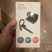 1 -Bluetooth Wireless Headset w Mic Bluetooth Earpiece w Charging Case NEW