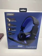 Fisher Gambit Pro Gaming Head Set PS4, Xbox One, Nintendo Switch, PC Blue