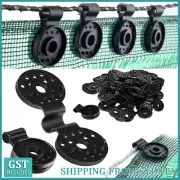 UP 100X Shade Cloth Plastic Clips Round Plastic Black Clips for Sun Shade Net AU