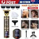 Rechargeable T-Blade Liner Edger Clippers Hair Trimmer Haircut & Grooming Kit