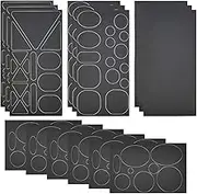 144 Pieces Down Jacket Repair Patch, SourceTon Different Sizes and Shapes of Clothing Repair Patches for Down Jackets, Jackets, Tents, Outerwear and Bag Repairs