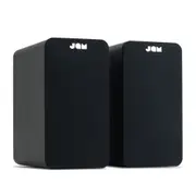 Jam Bluetooth 5.0 Bookshelf Speaker 4" Brass Drivers Mains Powered RCA/AUX-IN BK