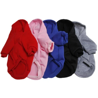 Pet's Hooded Coat Warm Outdoor Hooded Sweatshirt Dogs Clothes Small Puppy Fido