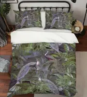 3D Purple Peacock A062 Bed Pillowcases Quilt Duvet Cover Andrea Haase Zoe