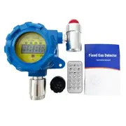 Fixed O2 Detectors Oxygen Gas Leak Detector with 0-30%vol Sound and Light Alarm