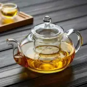 Heat Resistant Glass Teapot 400ml/1000ml with Infuser For Kung Fu Herbal Tea