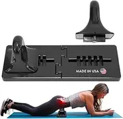 Thrival Bullseye - Fully Adjustable Psoas, Glute, Back and Neck Deep Tissue Massage Release Tool (Carbon Black) - Made in USA