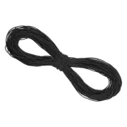 100m Elastic Cord Heavy Stretch String Rope 2.5mm for Crafting, Black