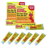 6x Fire Ant Bite Treatment Sting Zapper Gel Cream Bee Bed Bugs Mosquito FirstAid