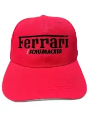 Michael Schumacher Ferrari F 1 LEGEND. Baseball cap in NEON Red.