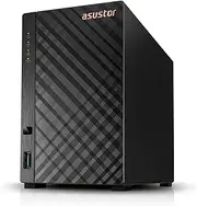 Asustor Drivestor 2 Lite AS1102TL, 2 Bay NAS Storage, 1.7GHz Quad Core, 1GbE Port, 1GB RAM DDR4, Network Attached Storage Device for Home Personal Cloud Storage (Diskless)