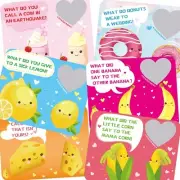 Valentines Day Cards Scratch-Off Jokes for Kids Classroom Gift Exchange 36 Pack