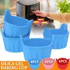 4Pcs Air Fryer Egg Poacher Food Grade Silicone Egg Poaching Cups)(