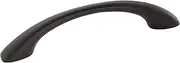 [Amerock] Allison Value 3-3/4 in (96 mm) Center-to-Center Flat Black Cabinet Pull