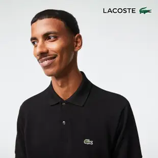 【LACOSTE】男裝-經典L1212短袖Polo衫(黑色)