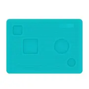 Nonslip Mat Tool for Phones Tablets Screen Protector Installation, Silicone Pad