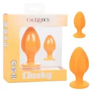 CalExotics Cheeky Butt Plugs Kit - Orange Sex Toy