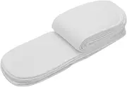 Baby Nappy Liners, Pack of 10, Soft, Breathable Baby Cotton Fibre Inserts, Modern Cotton Cloth Nappy Liners for Toddlers (Six Layers (32 x 12 cm)
