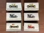 Readers Digest 6 Mini Diecast Car Lord Model T Oakland Peerless Pierce Arrow