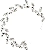 [TOVINANNA] Bride Wedding Hair Vine Bridal Headpieces Elegant Silver Hair Accessory for Bride