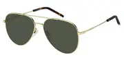 Tommy Hilfiger TH 2111/G/S Asian Fit J5G/QT Men's Sunglasses Gold Size 60