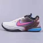 流行最好的【純原創】新品ZOOM KOBE 6 PROTRO "BHM" KOBE6休剋吸收耐磨低幫籃球鞋男士棕色紅色藍