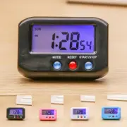 Small LCD Digital Alarm Clock with Snooze and Night Light for Traveling