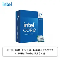 在飛比找欣亞購物優惠-[欣亞] Intel【20核】Core i7-14700K 