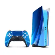Blue skin for ps5, Playstation 5 controller Full cover, Vinyl 3m stickers